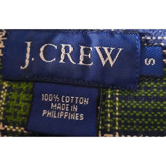J. Crew Shirt Mens Size Small Green &‎ Blue Classic Core - Picture 7 of 7
